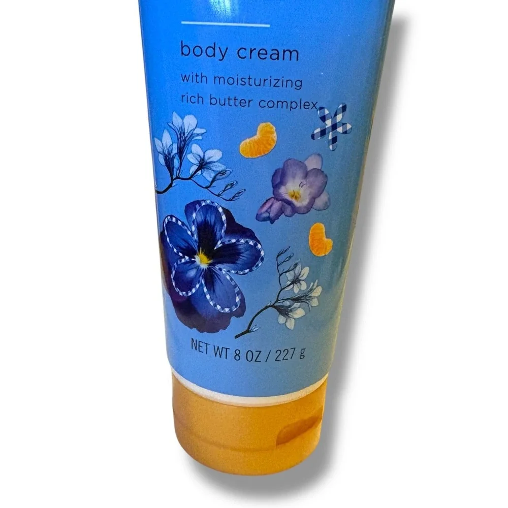 Bodycology Blue Denim Body Cream 8oz Moisturizing Shea Butter Magnolia Vanilla